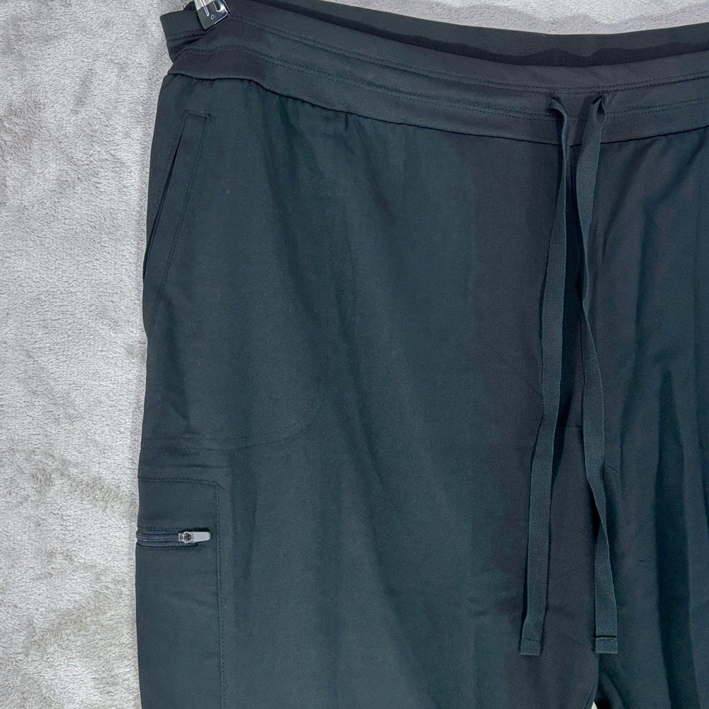 NWT--Grey's Anatomy Black Scrub Pant Spandex Stretch Size 4XL - Picture 4 of 9